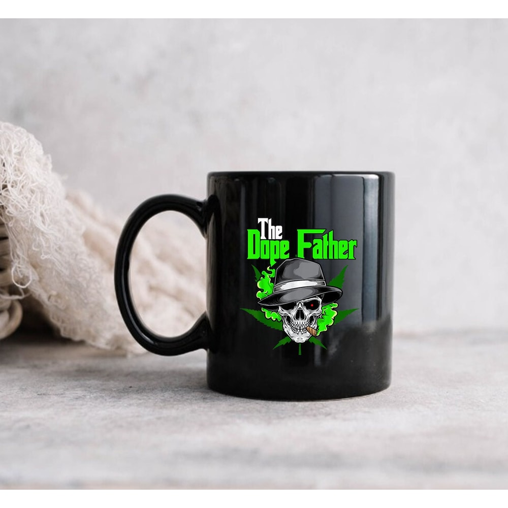 The Dope Father Mug, Papa Weed Smoke Cannabis, Gift For Father, Gift Birthday - 3.jpg