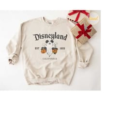 magical land halloween shirt, trendy sweatshirt, disneyland sweatshirt, disneyland est 1955 halloween sweatshirt, hallow