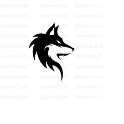 Wolf Svg File, Wolf Head, Animals Svg , Svg For Cricut, Svg For Silhouette, Instant Download, Digital Download, Png  Pdf