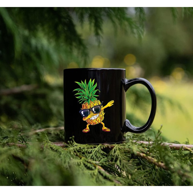 Pineapple Mug, Dabbing Pineapple Sunglasses, Aloha Beaches Hawaii Hawaiian - 2.jpg