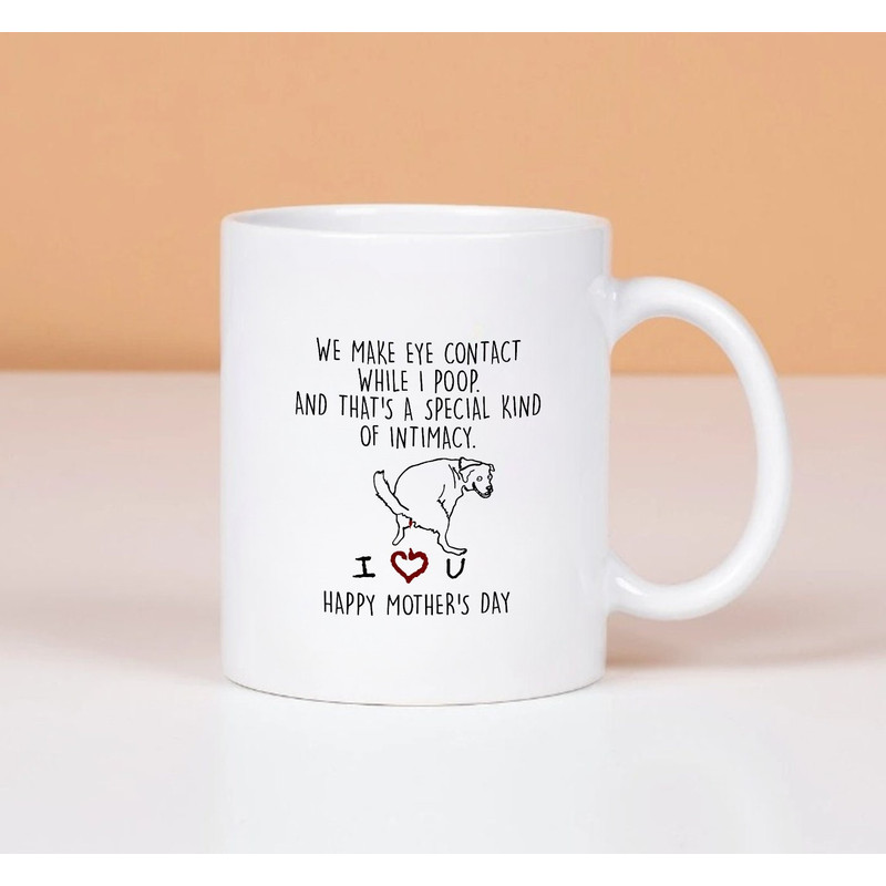 We Make Eye Contact While I Poop Funny Family Humor Mug, Mug Gift, Mother's Day Mug, Gift Mom - 1.jpg