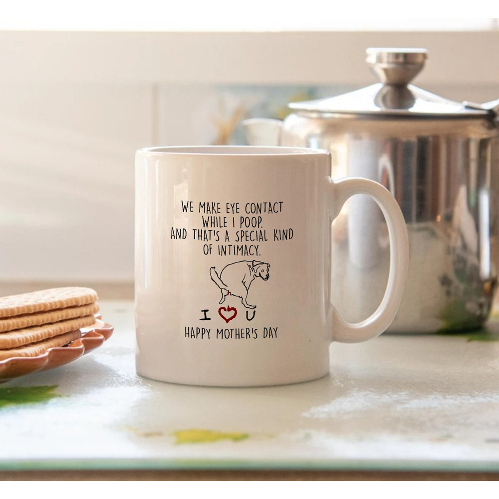 We Make Eye Contact While I Poop Funny Family Humor Mug, Mug Gift, Mother's Day Mug, Gift Mom - 3.jpg