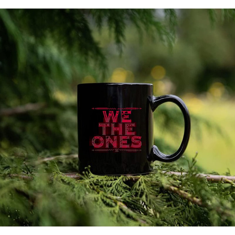 We The One's Mug, The Bloodline We The One's Blood Red Text - 2.jpg