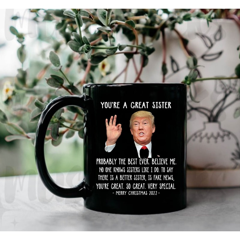You're A Great Sister Trump Speech Christmas 2022 Coffee Mug - Custom Coffee Mug - 3.jpg