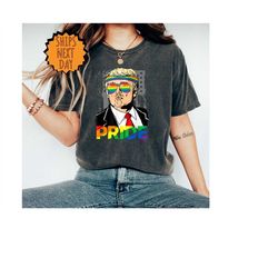 retro trump pride shirt, funny lgbtq trump shirt, trump pride, funny pride shirt, love is love shirt, pride month shirt,