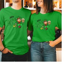 tshirt (192) happy st. patrick's day leprechaun t-shirt saint patricks day 2023 tee funny irish men women couple matchin