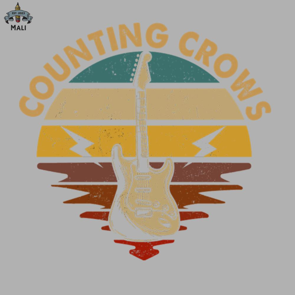 ML0607110-Vintage Guitar Beautiful Name Crows Personalized Sublimation PNG Download.jpg