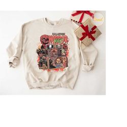 vintage halloween horror nights universal studios shirt, horror characters halloween shirt, universal studios halloween