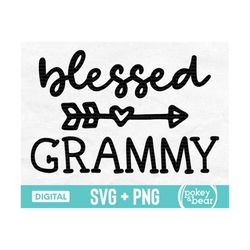 blessed grammy svg, grammy heart svg, grammy shirt svg, mother's day svg, grandma svg, grammy cut file, sublimation desi
