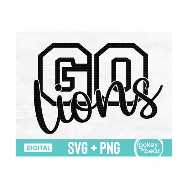 Go Svg Go Lions Svg, Lions Png, Lions Football Svg, Lions Pride Svg | Inspire ...
