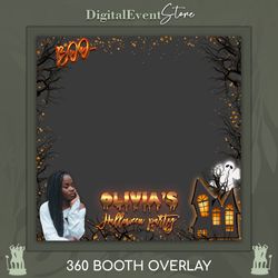 360 Overlay Halloween Party Photobooth 360 Boo Halloween Videobooth Custom 360 Template Slomo 360 Photo Booth Halloween