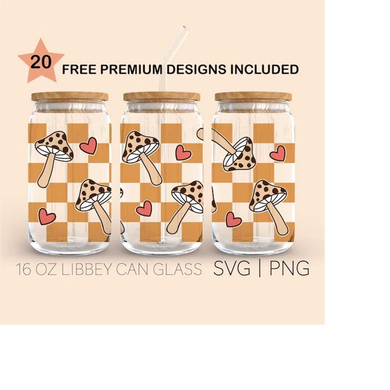 MR-3102023175235-magic-mushroom-checkered-16-oz-glass-can-cut-file-mushroom-image-1.jpg