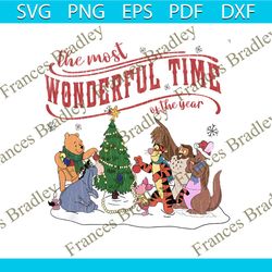 winnie the pooh the most wonderful time of the year png