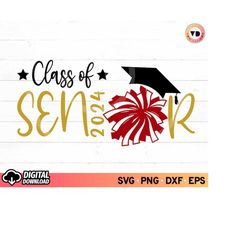 cheer senior night svg, 2024 cheer senior svg, class of 2024 cheer pom pom svg, cheerleader svg, senior cheer mom svg, d