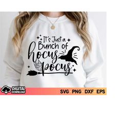 it's just a bunch of hocus pocus svg, halloween svg, bunch of hocus pocus, hocus pocus svg, hocus pocus clipart, witches