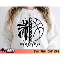 basketball cheer mom 2023 svg, senior basketball mom shirt, cheer senior night gifts, graduation class of 2023, basketba