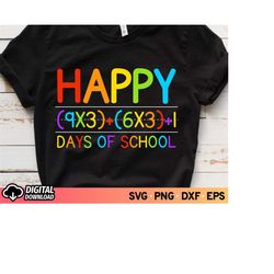 100 days of school svg, math formula 100 days of school shirt teacher boy girl gift t-shirt svg, 100 magical days shirts