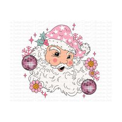 funny pink santa claus png, retro pink christmas png, mery christmas png, santa claus png, xmas party png, christmas png