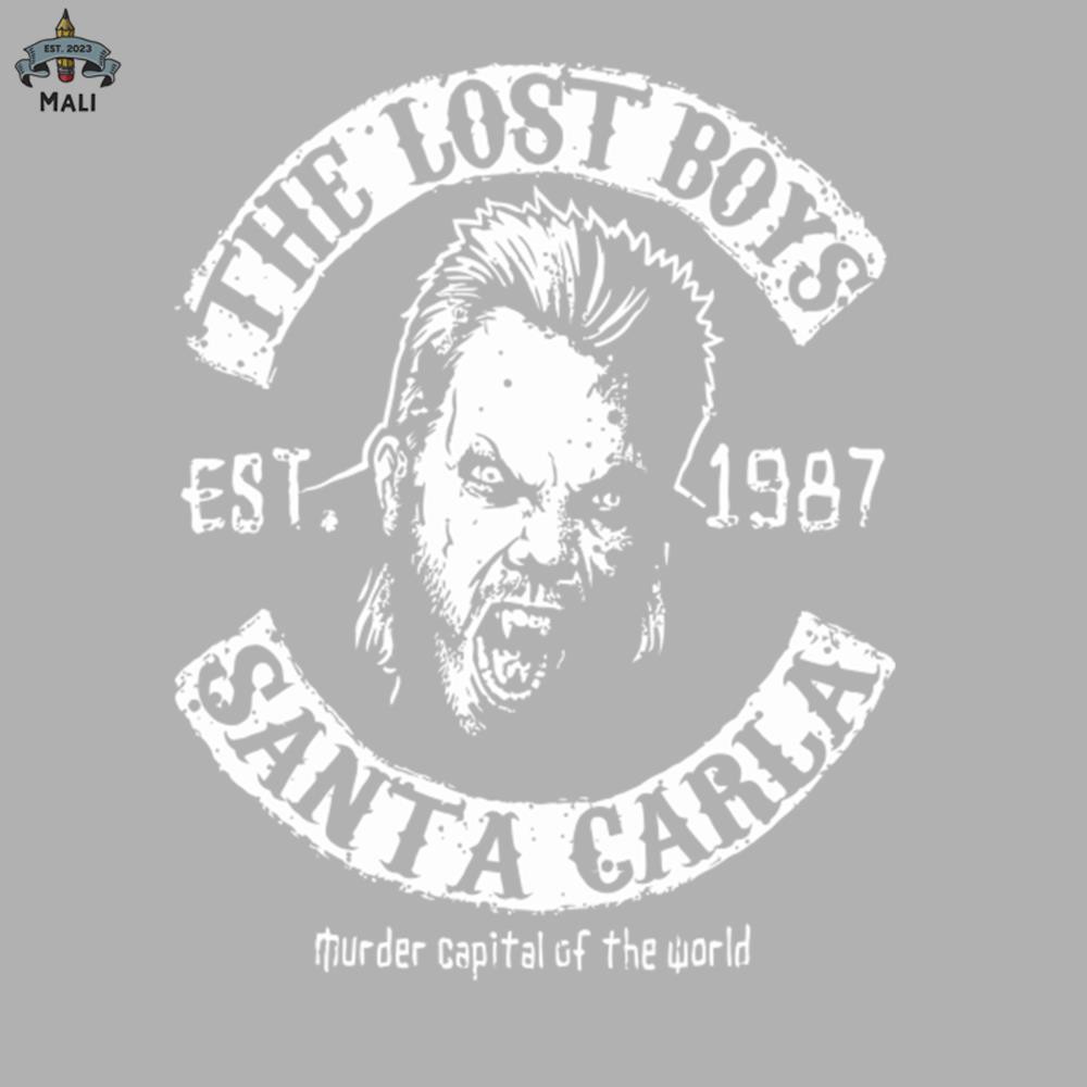 ML0607238-The Lost Boys Santa Carla Est 1987 vintage logo Sublimation PNG Download.jpg