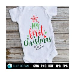 My first christmas SVG, First Christmas SVG, Baby christmas svg