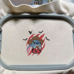 horror movie killers embroidery design, the killer monster halloween dreamer killer embroidery file, embroidery pattern