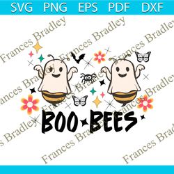 boo bees funny ghost bee halloween svg cutting digital file