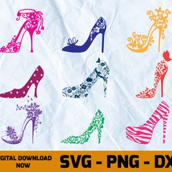 high heel svg, heel svg, heel shoes svg, fashion svg, woman shoes svg