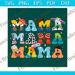 retro toy story mama svg toy story land svg cutting file