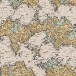 Old World Map 43 Pattern Tileable Repeating Pattern