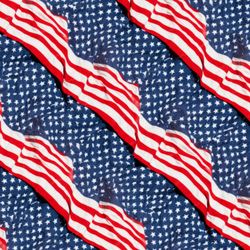 Waving US Flag 45 Pattern Tileable Repeating Pattern