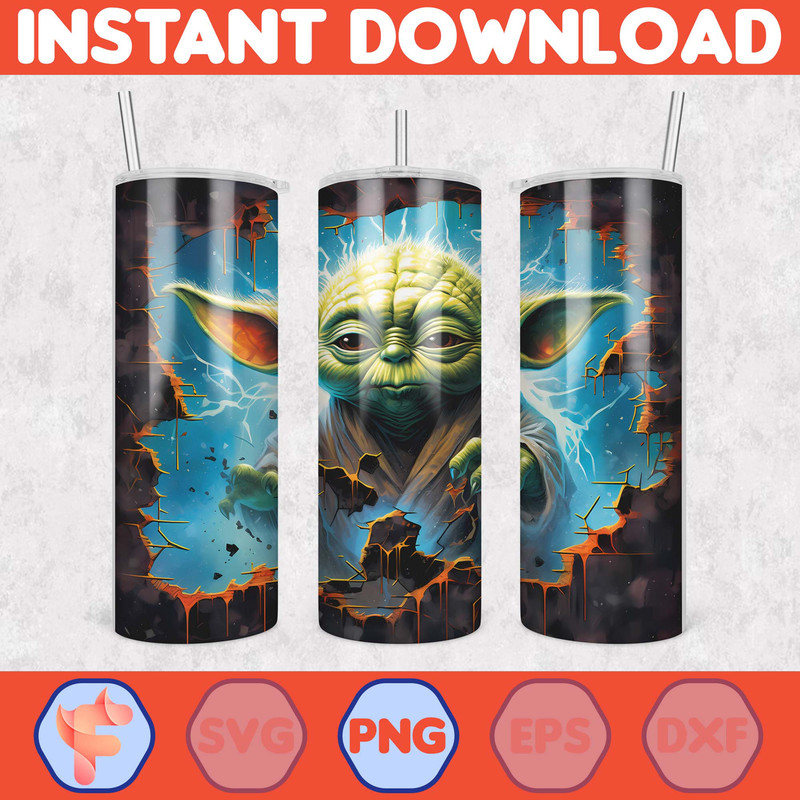 Cartoon And Super Hero Tumbler Wrap Png, 3D Tumbler Design Skinny Sublimation Digital Download (16).jpg