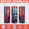 Cartoon And Super Hero Tumbler Wrap Png, 3D Tumbler Design Skinny Sublimation Digital Download (26).jpg
