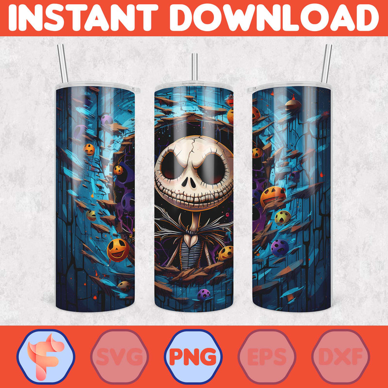 Cartoon And Super Hero Tumbler Wrap Png, 3D Tumbler Design Skinny Sublimation Digital Download (33).jpg