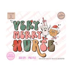very merry nurse png, merry nurse png, merry christmas png, merry and bright, very merry nurse, nurse gift, nurse shirt,
