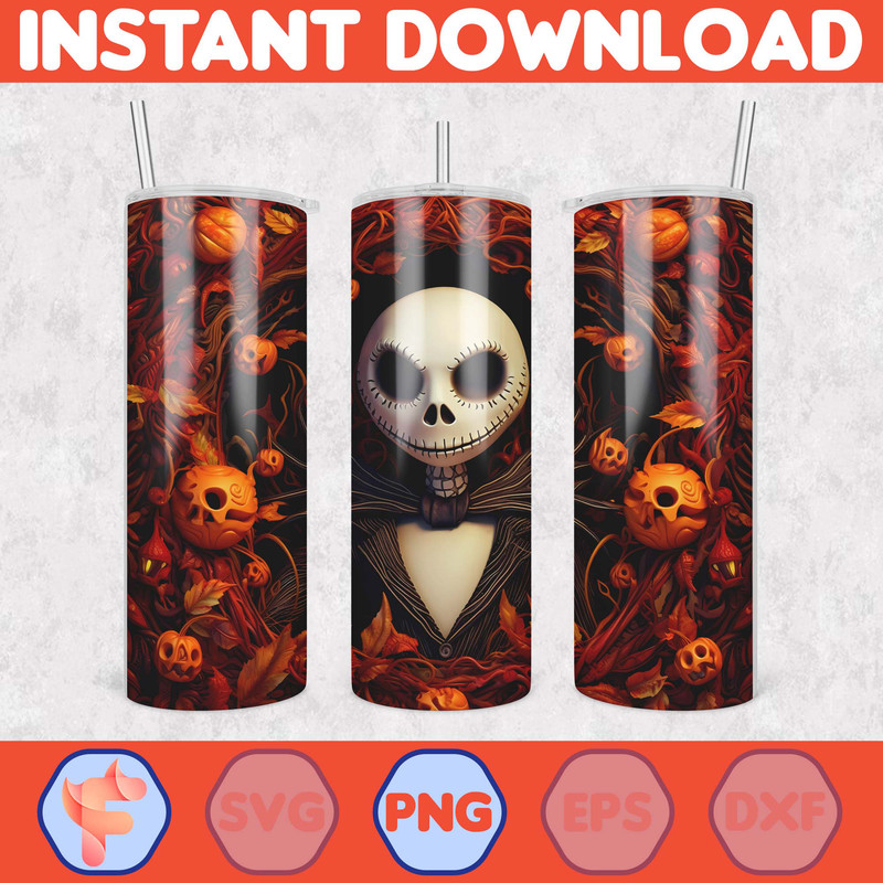 Cartoon And Super Hero Tumbler Wrap Png, 3D Tumbler Design Skinny Sublimation Digital Download (61).jpg