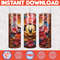 Cartoon And Super Hero Tumbler Wrap Png, 3D Tumbler Design Skinny Sublimation Digital Download (65).jpg
