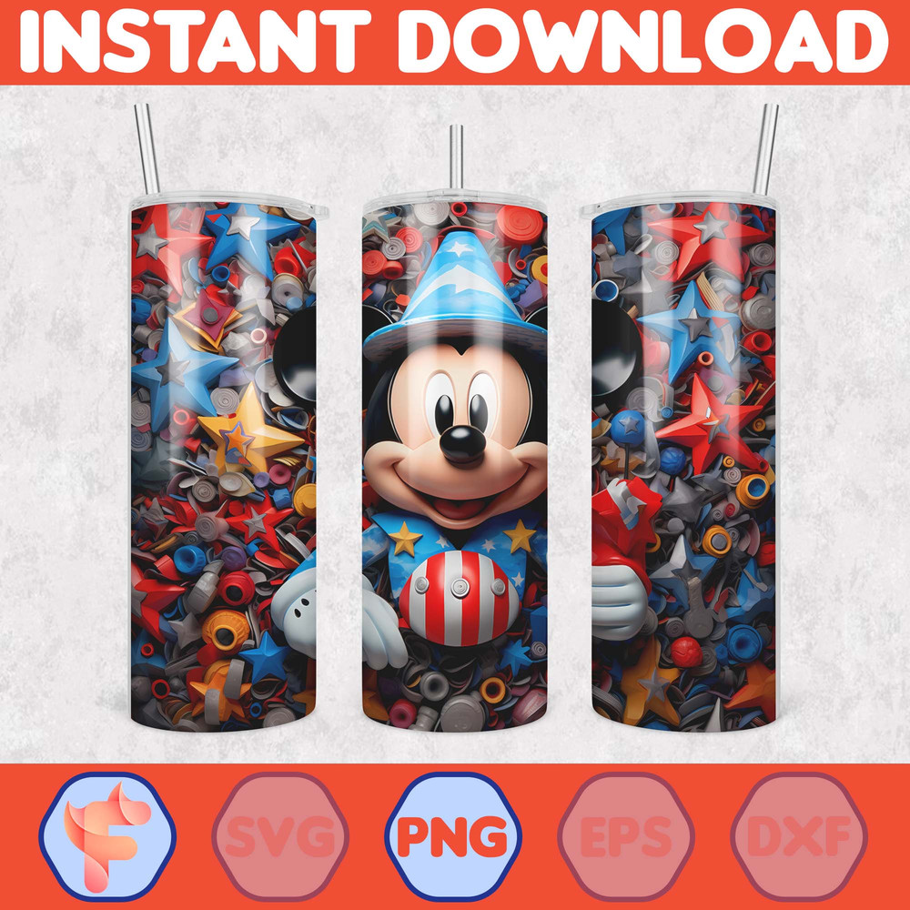 Cartoon And Super Hero Tumbler Wrap Png, 3D Tumbler Design Skinny Sublimation Digital Download (66).jpg