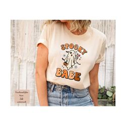 spooky babe png, halloween png, pumpkin png, sorta spooky png, spooky season png, ghost png, cute ghost png, fall png, b