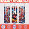 Cartoon And Super Hero Tumbler Wrap Png, 3D Tumbler Design Skinny Sublimation Digital Download (67).jpg