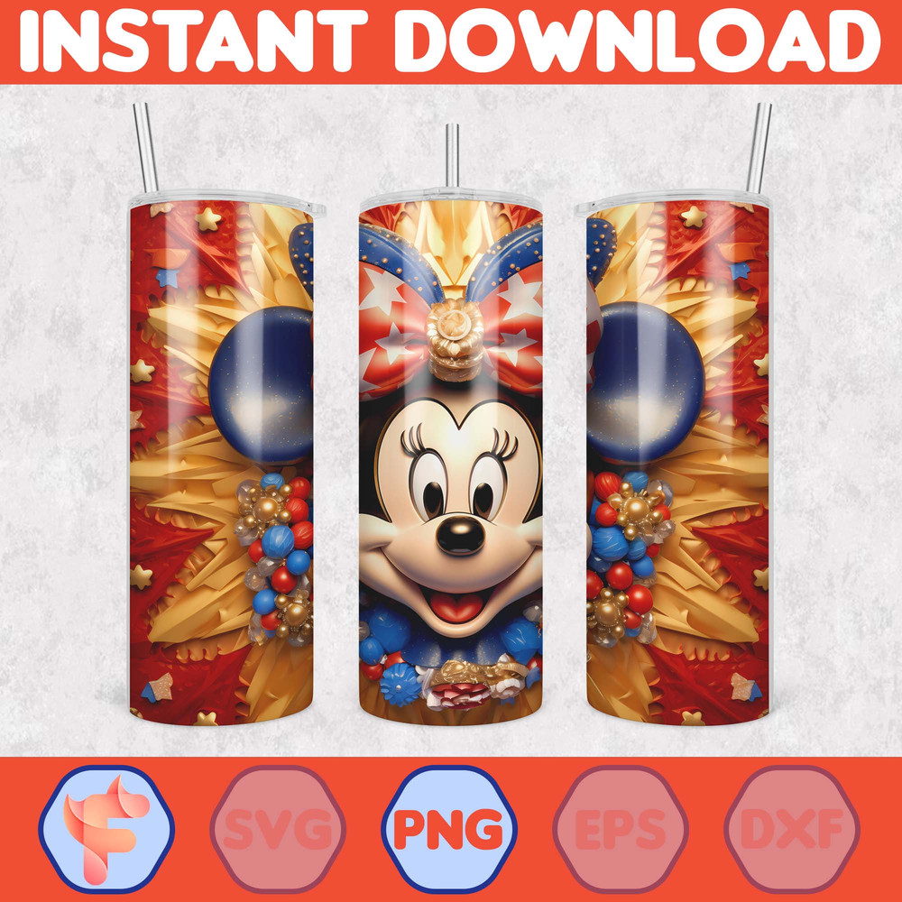 Cartoon And Super Hero Tumbler Wrap Png, 3D Tumbler Design Skinny Sublimation Digital Download (72).jpg