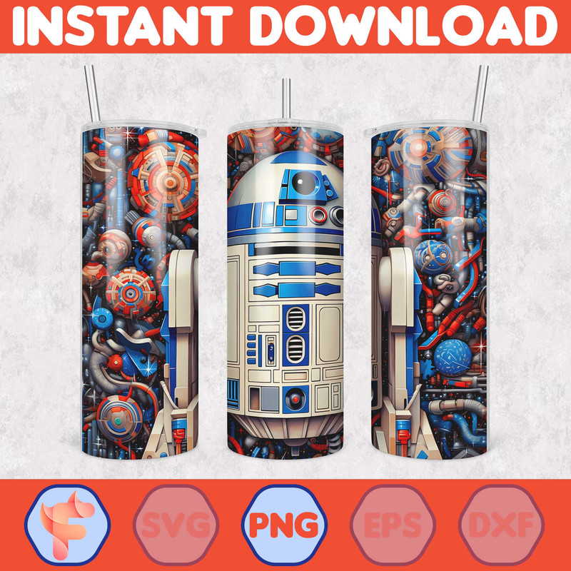 Cartoon And Super Hero Tumbler Wrap Png, 3D Tumbler Design Skinny Sublimation Digital Download (78).jpg