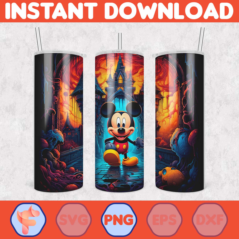 Cartoon And Super Hero Tumbler Wrap Png, 3D Tumbler Design Skinny Sublimation Digital Download (86).jpg