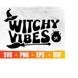 witchy vibes svg | retro halloween svg | witches brew svg | witchy mama svg | spooky vibes | hocus pocus | commercial us