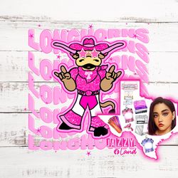 longhorns breast cancer awareness subl png