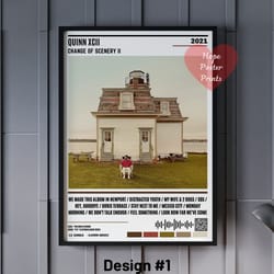 quinn xcii poster, quinn xcii change of scenery ii album poster, quinn xcii print, quinn xcii decor, quinn xcii wall art