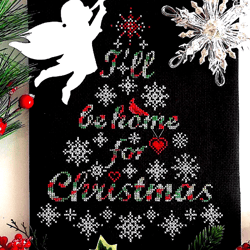 i'll be home for christmas cross stitch pattern pdf by crossstitchingforfun instant download