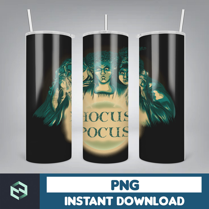 Witches 20oz Tumbler Desing Png Wrap, Halloween Movie Tumbler Straight Design, Straight Tumbler Design (32).jpg