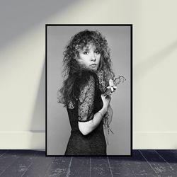 Stevie Nicks Young Art Music Poster Wall Art Decor, Living Room Decor, Home Decor, Art Poster For Gift