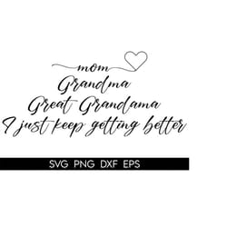 mom svg, great grandma svg, grandma saying svg, grandma gift svg, grandma svg, funny grandma svg, grammy svg, gift for m