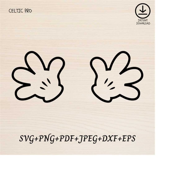 Mouse Hands Svg, Mouse, I Love You, Mouse Svg, png, dxf, Glo - Inspire ...